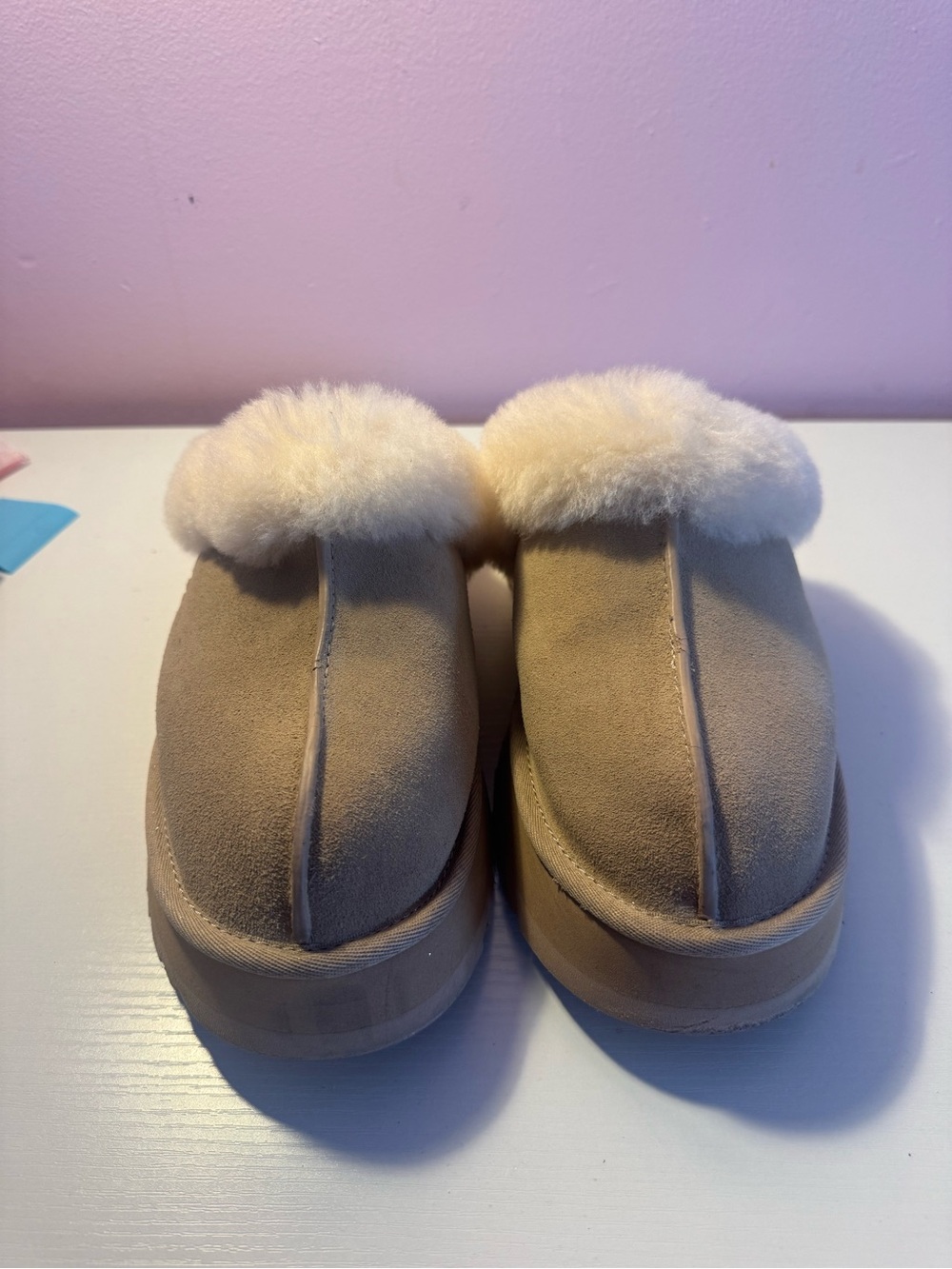 Tan Ugg slippers